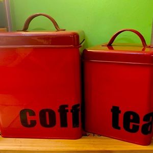 Coffee and Tea Canisters